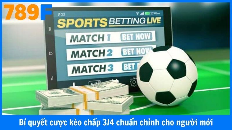 Bí quyết cược kèo chấp 3/4 chuẩn chỉnh cho người mới